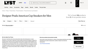 Prada - Americas Cup Sneakers for Men