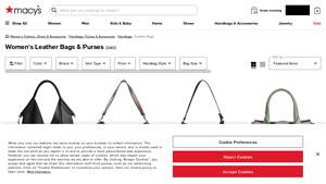 Macy's - Leather Bags
