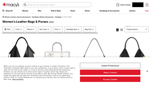 Macy's - Leather Bags