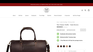 Mahileather - The Classic Duffle