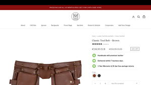 Mahileather - Classic Tool Belt