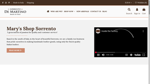 Mary Shop Sorrento - Handmade Leather Goods