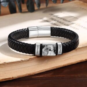 Featured image for the mens custom leather bracelets guide