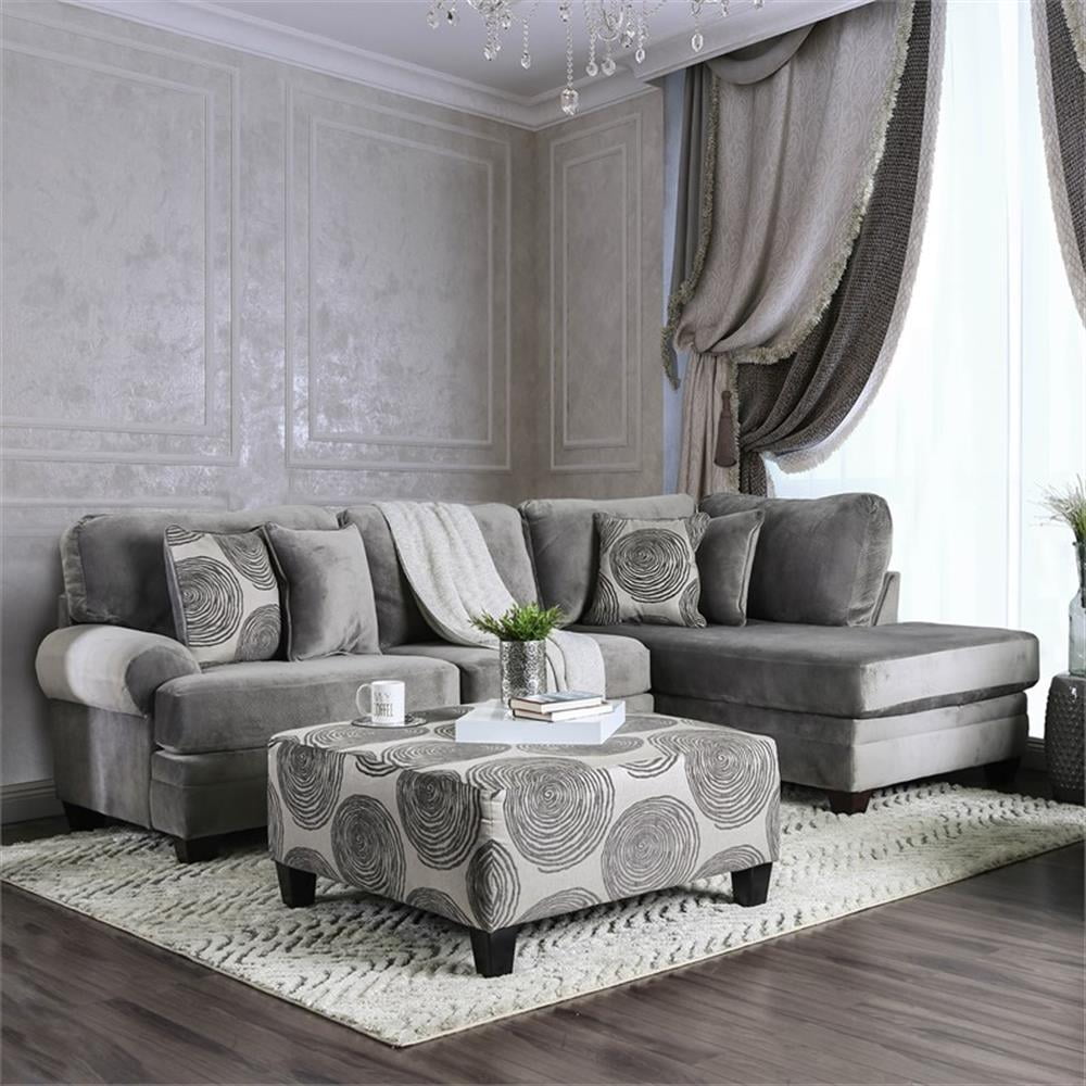 An application scenario or product detail of microfiber gray couch - Image 2
