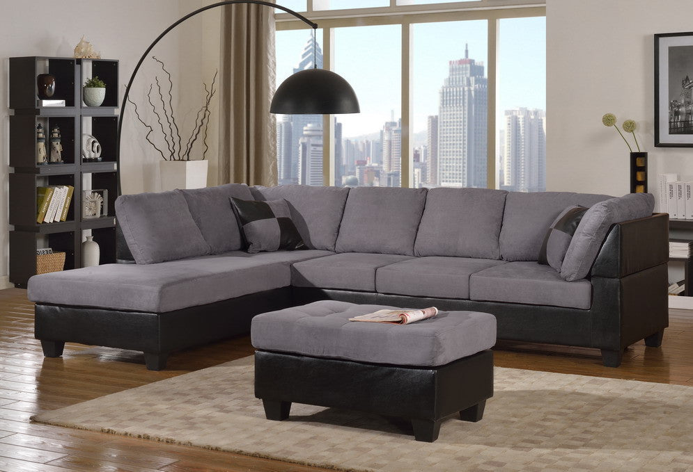 An application scenario or product detail of microfiber gray couch - Image 16