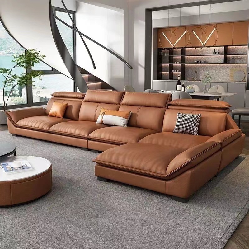 An application scenario or product detail of microfiber leather couch - Image 2