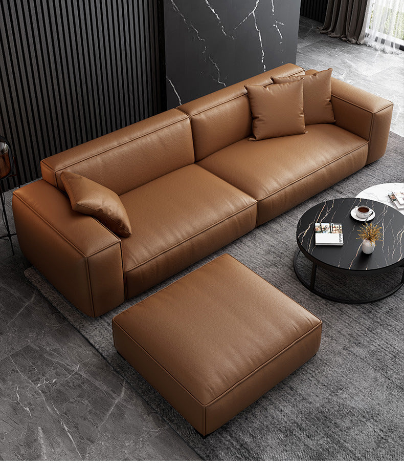 An application scenario or product detail of microfiber leather couch - Image 4