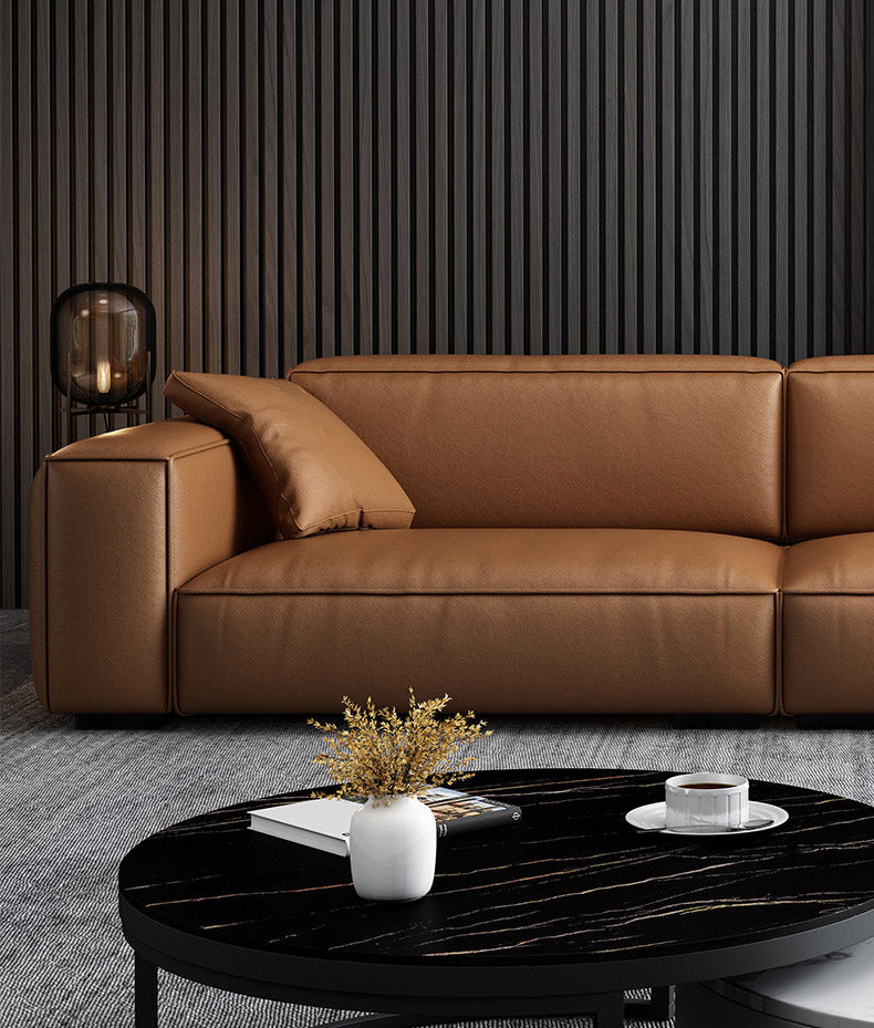 An application scenario or product detail of microfiber leather couch - Image 5