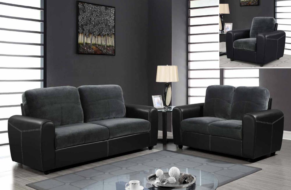 An application scenario or product detail of microfiber leather sofa - Image 12