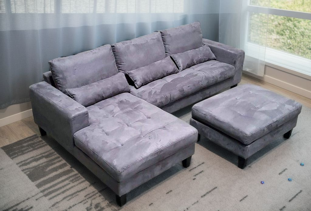 An application scenario or product detail of microfiber microsuede couches - Image 6