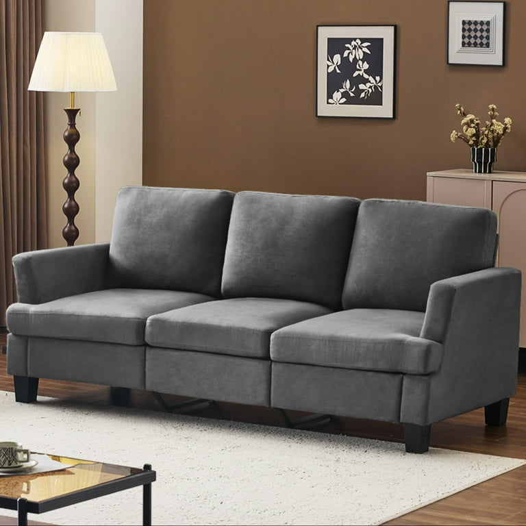 An application scenario or product detail of microfiber suede sofa - Image 4