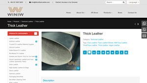 Microfiber Leather - Thick Faux Leather Sheets