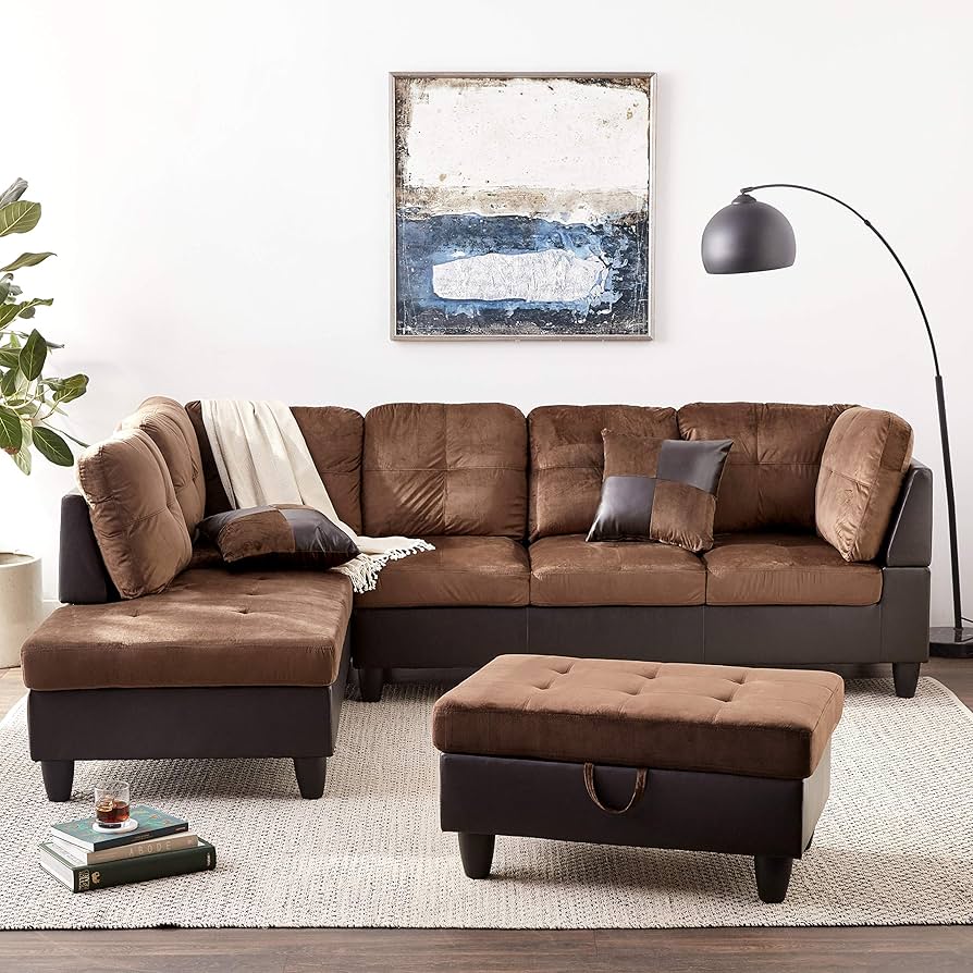 An application scenario or product detail of microsuede leather couch - Image 14