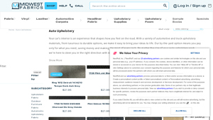 Midwest Fabrics - Automotive Upholstery & OEM Fabrics