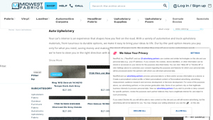 Midwest Fabrics - Automotive Upholstery Solutions