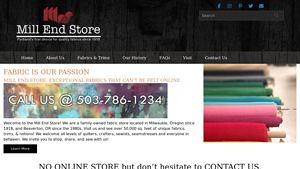 Mill End Store - Unique Fabrics & Notions