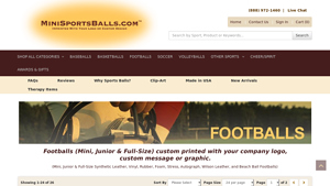 Mini Sports Balls - Custom Printed Promotional Footballs