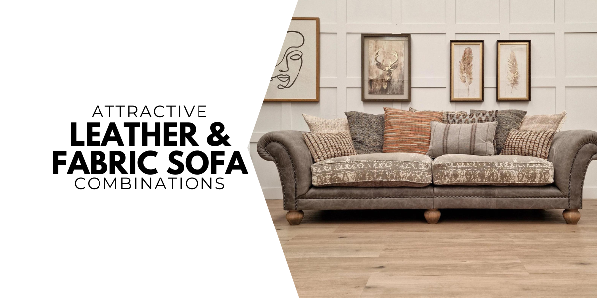 An application scenario or product detail of mixing leather and fabric couches - Image 20