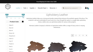 Montana Leather - Genuine Upholstery Leather