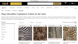 Mood Fabrics - Microfiber Upholstery Fabric