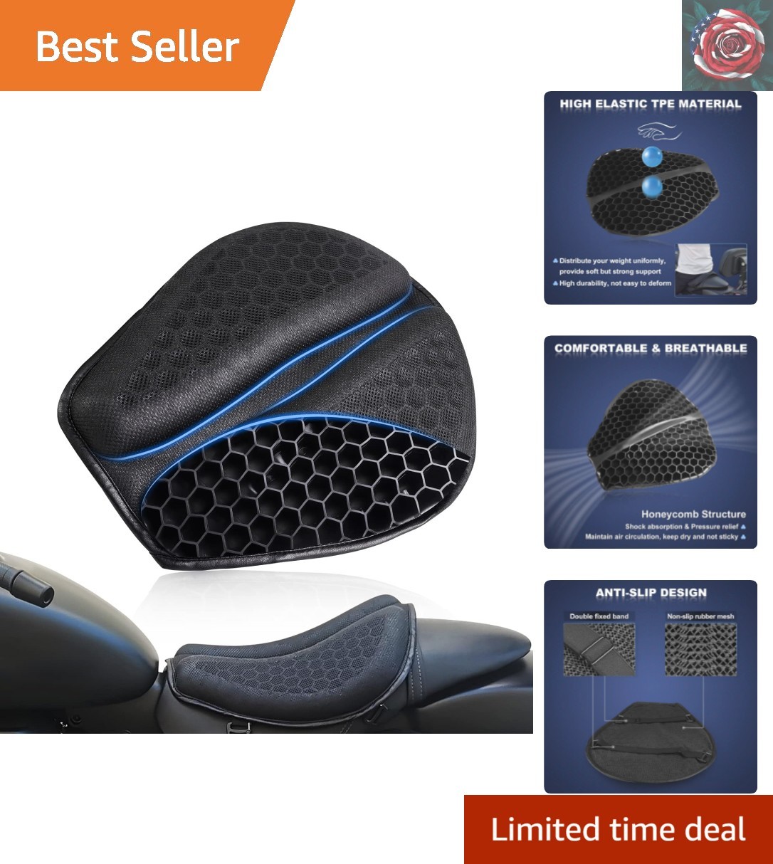 An application scenario or product detail of motorcycle seat material - Image 4