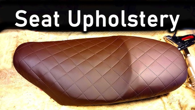 An application scenario or product detail of motorcycle seat upholstery material - Image 18