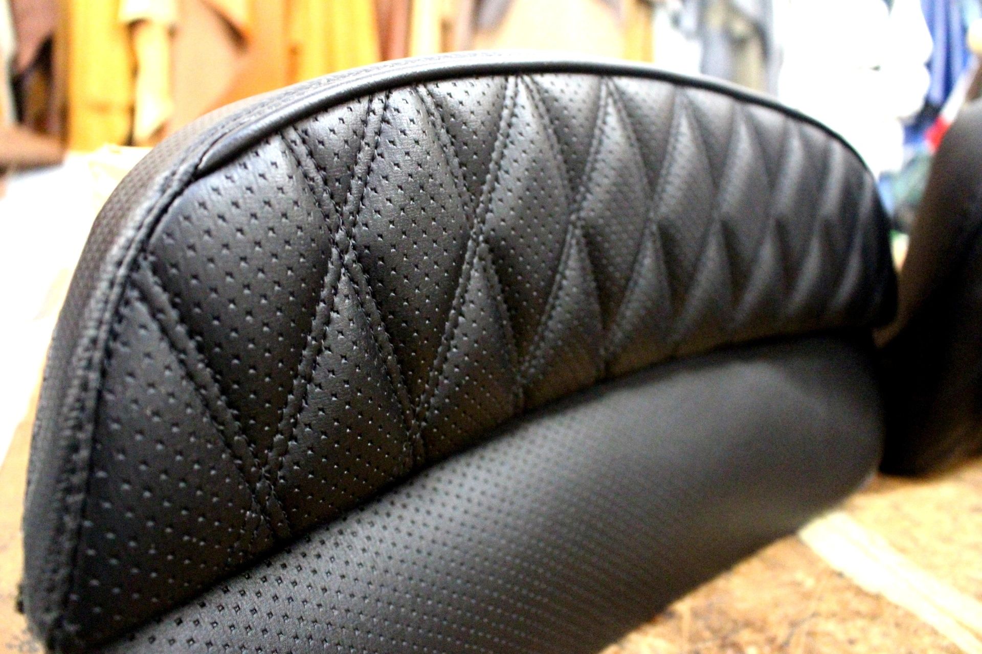 An application scenario or product detail of motorcycle seat vinyl - Image 10