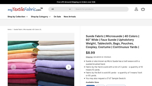 My Textile Fabric - Suede and Microsuede Fabrics