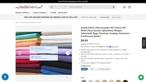 My Textile Fabric - Suede & Microsuede Fabrics