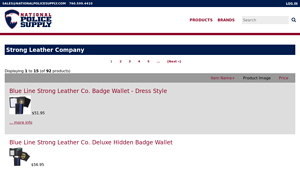 Blue Line Strong - Badge Wallets