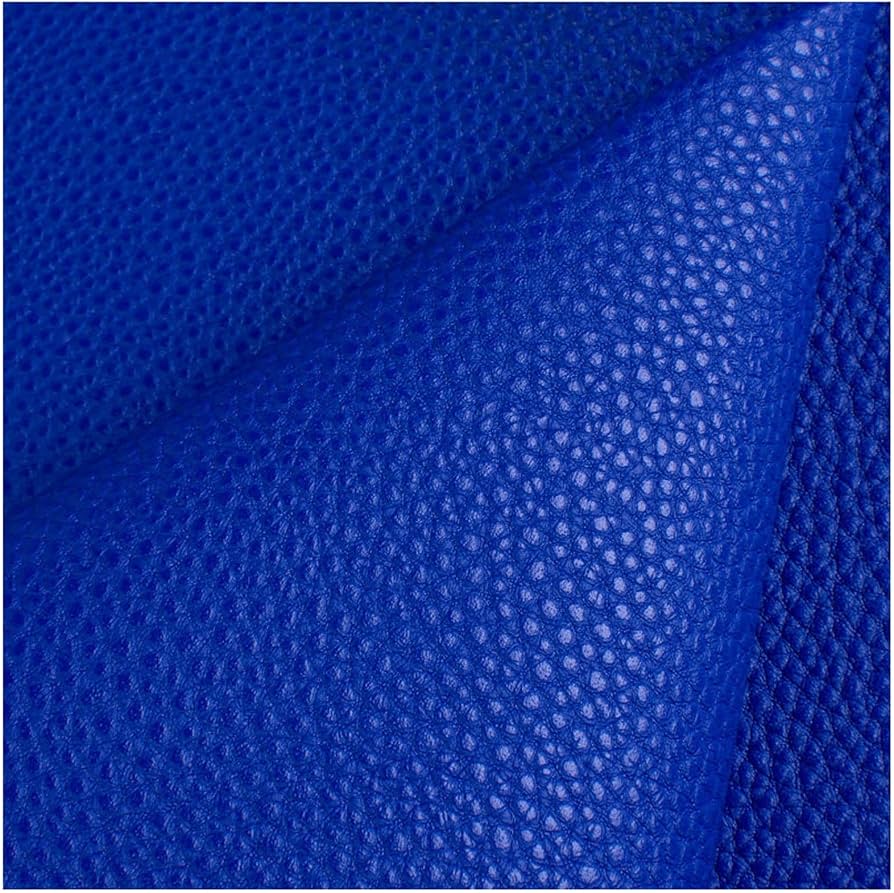 An application scenario or product detail of navy blue faux leather fabric - Image 11