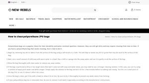 New Rebels - Durable PU Bags