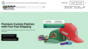 Ninja Patches - Custom Embroidered Patches