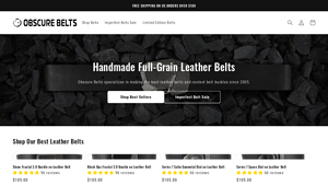 Obscure Belts - Handmade Full-Grain Leather Belts