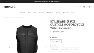 Odin Mfg - Standard Issue Custom Motorcycle Vest