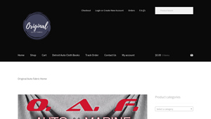 Original Auto Fabric - Vintage and New Auto Upholstery Materials