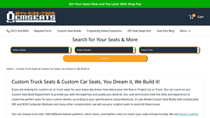 OEM Car and Truck Seats - Custom Leather Seats