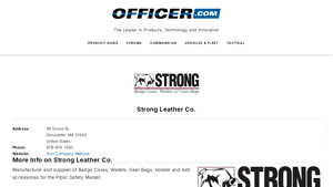 Strong Leather Co. - Badge Cases & RFID Shielding Products