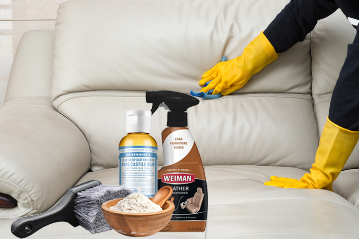 An application scenario or product detail of oil stain on leather couch - Image 15