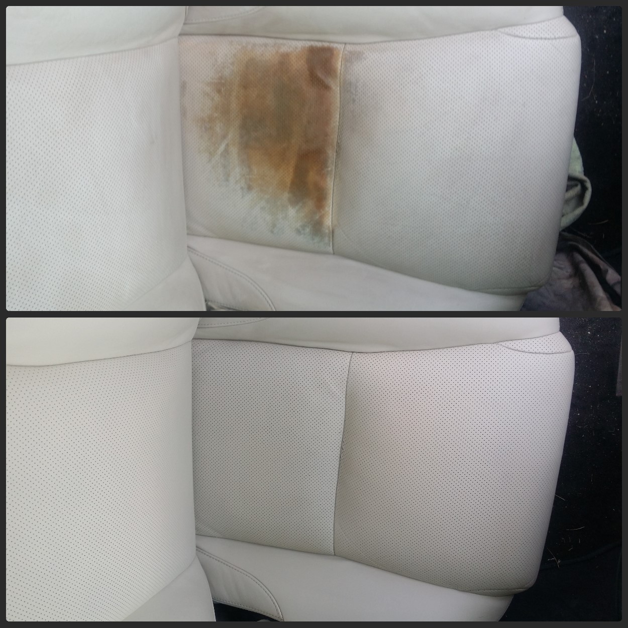 An application scenario or product detail of oil stain on leather sofa - Image 19