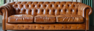Featured image for the oil stain on leather sofa guide