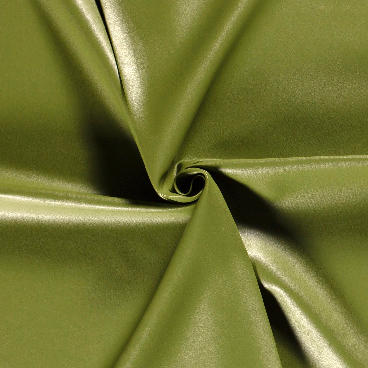 An application scenario or product detail of olive green leather fabric - Image 17