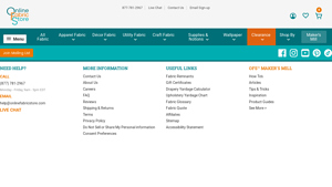 Online Fabric Store - Vinyl and Leather Fabrics