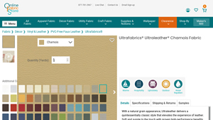 Ultrafabrics® - Ultraleather® Chamois Fabric