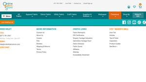 Online Fabric Store - Vinyl & Leather Fabrics