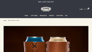 Oowee Products - Blank Leather Can Wrap