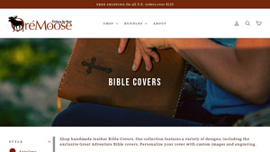 Ore Moose - Custom Bible Covers