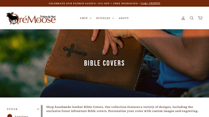 Ore Moose - Handmade Leather Bible Covers