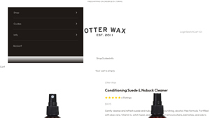 Otter Wax - Conditioning Suede & Nubuck Cleaner