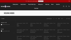 Outlaw Leather - Welding Hoods